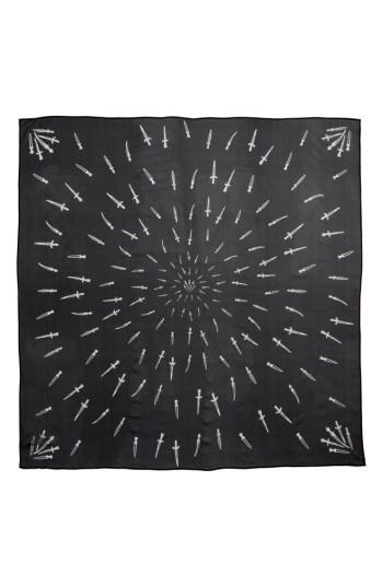 Women's Rag & Bone Dagger Square Silk Scarf