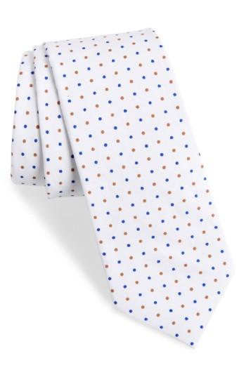 Men's 1901 'skyler' Dot Cotton Tie