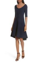 Women's Milly Reversible Contrast A-line Dress, Size - Blue