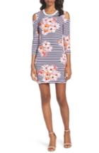 Women's French Connection Samba Cold Shoulder Sheath Dress - Pink