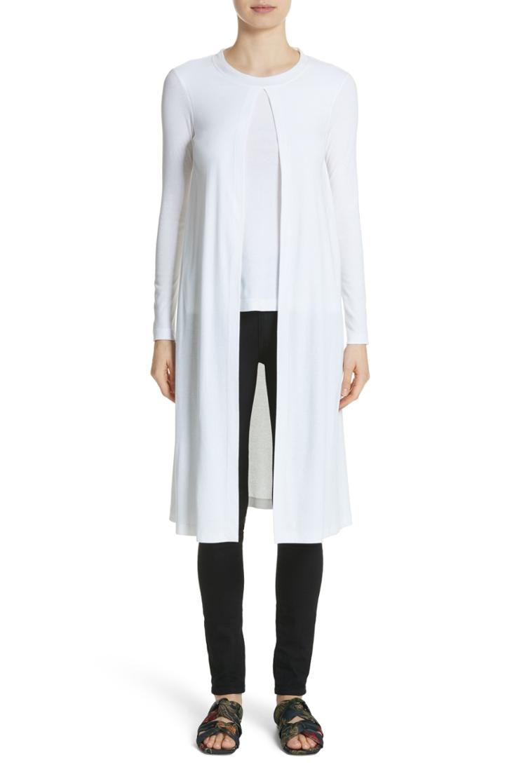 Women's Rosetta Getty Split Front Jersey Top