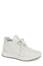 Men's Ecco St1 High Top Zipper Sneaker -8.5us / 42eu - White