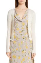 Women's Altuzarra Crop Wool & Cashmere Button Cardigan - Ivory