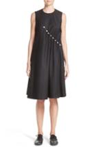 Women's Noir Kei Ninomiya Imitation Pearl Embellished Twill Shift Dress