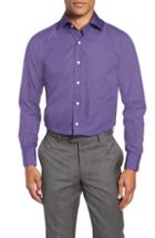 Men's Peter Millar Pollock Print Sport Shirt, Size - Blue