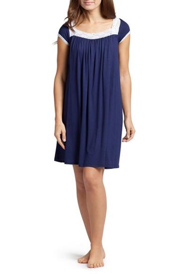 Women's Savi Mom 'the Lace' Maternity/nursing Nightgown