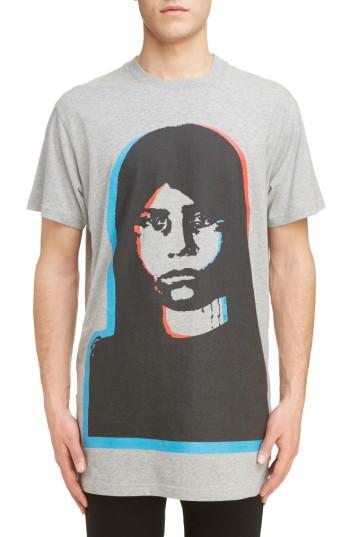 Men's Givenchy Columbian Fit Large Face Graphic T-shirt