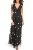 Women's Jenny Yoo Chelsea Covent Garden Embroidered Gown - Black