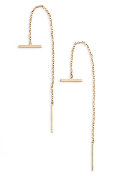 Women's Zoe Chicco Bar Threader Earrings