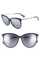 Women's Marc Jacobs 56mm Cat Eye Sunglasses - Blue