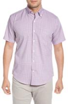 Men's Peter Millar Crown Ease Rootin' Tootin' Check Sport Shirt, Size - Pink