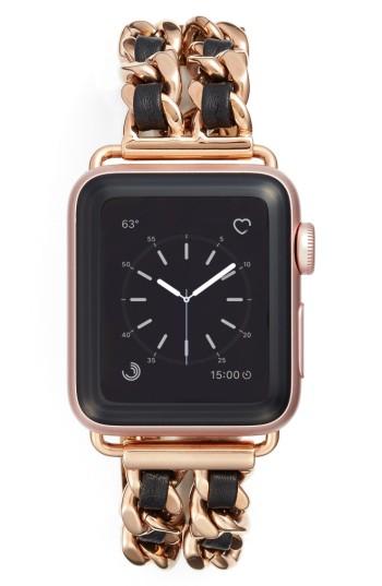 Women's Bezels And Bytes Chainlink Apple Watch Band, 38mm