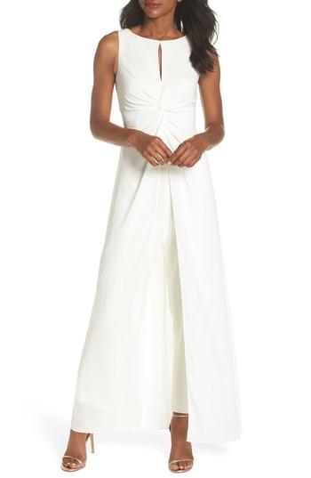 Women's Vince Camuto Koshibo Twist Front Maxi Jumpsuit - Ivory