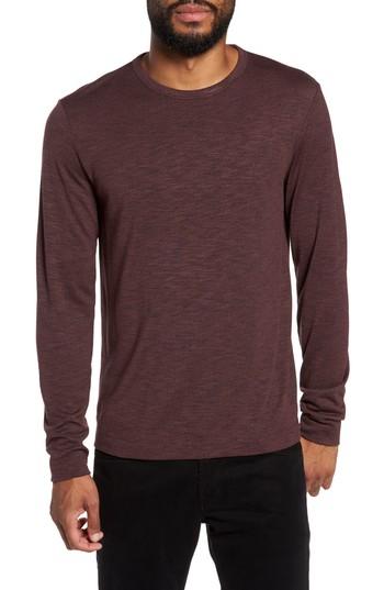 Men's Theory Long Sleeve T-shirt, Size - Red