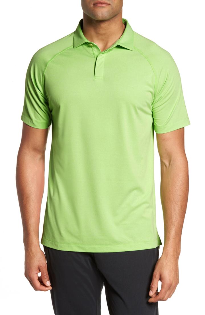 Men's Peter Millar Crown Sport Amsterdam Technical Polo, Size - Green