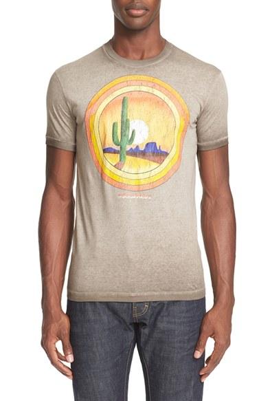 Men's Dsquared2 Cactus Graphic T-shirt