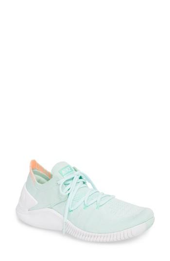 Women's Nike Free Tr Flyknit 3 Training Shoe M - Green