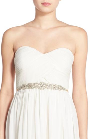 Women's Camilla Christine 'alena' Beaded Ribbon Sash