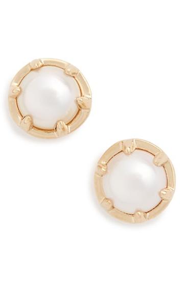 Women's Anna Sheffield 'celestine' Pearl Stud Earrings