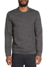 Men's Calibrate Space Dye Stripe Sweatshirt, Size - Black