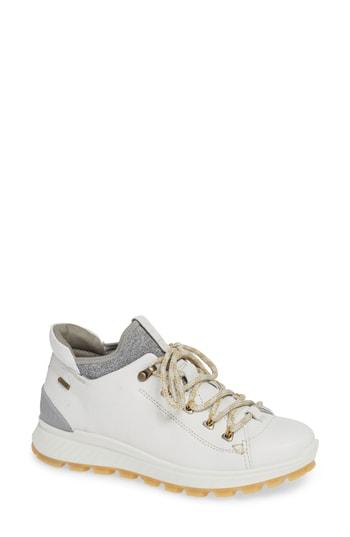 Women's Ecco Exostrike Gore-tex Lace-up Sneaker -5.5us / 36eu - White