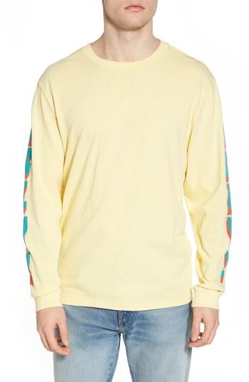 Men's Obey New World Ii Pigment T-shirt - Yellow