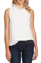 Women's Vince Camuto Long Puff Sleeve Top - Red