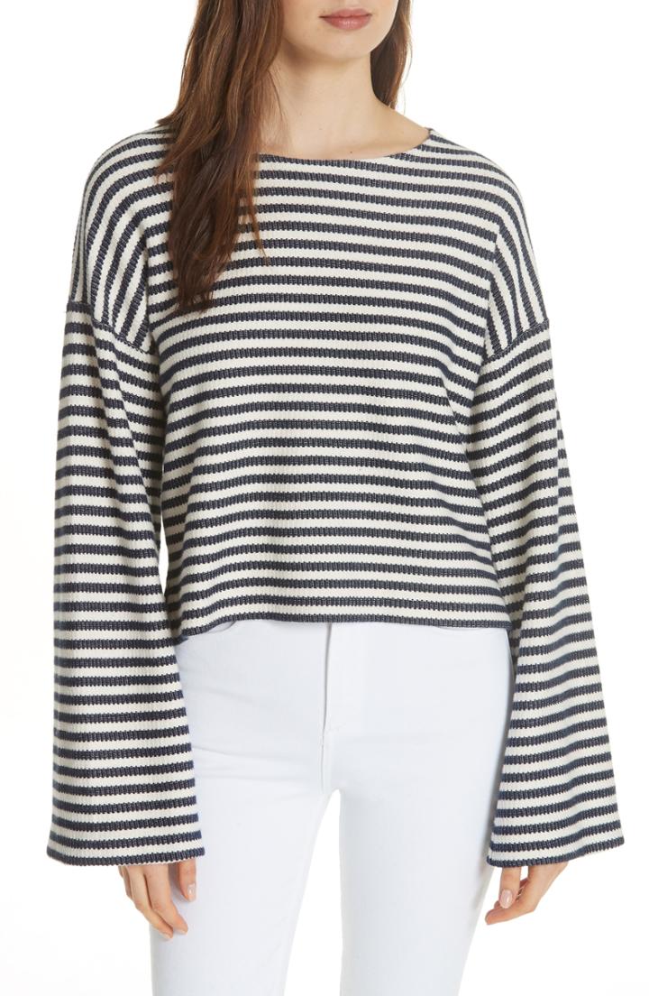 Women's La Ligne Textured Stripe Sweatshirt