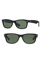 Women's Ray-ban Standard New Wayfarer 55mm Sunglasses - Black Rubber