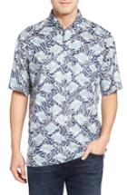 Men's Reyn Spooner Loko Kuapa Print Sport Shirt - Blue