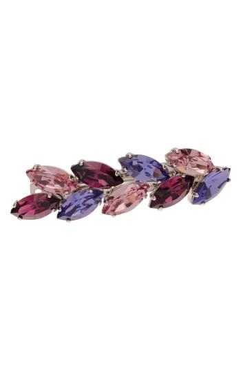 L. Erickson Small Ivy Swarovski Crystal Barrette