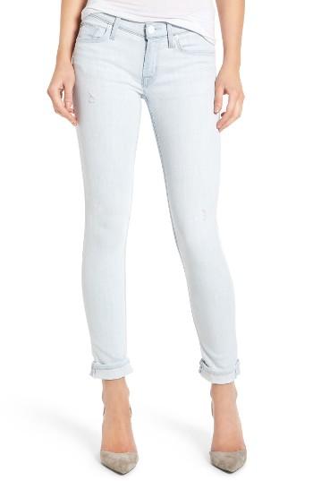 Women's Hudson Y Crop Skinny Jeans, Size 26 - Blue