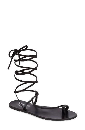 Women's Amuse Society X Matisse Getaway Wraparound Sandal M - Black