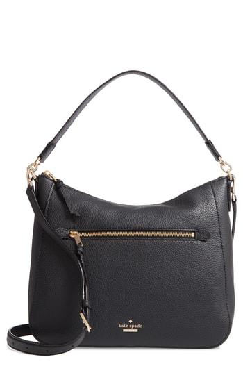 Kate Spade New York Jackson Street - Quincy Leather Hobo - Black