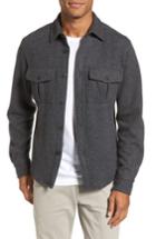 Men's Gant G1 Jersey Commuter Cpo Jacket - Grey