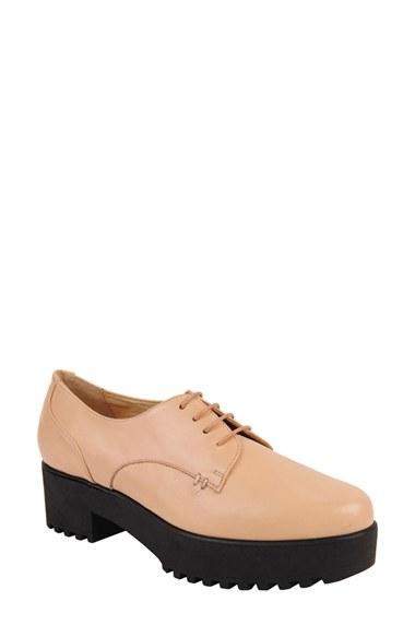 Women's Ukies Andrea Lug Oxford M - Beige