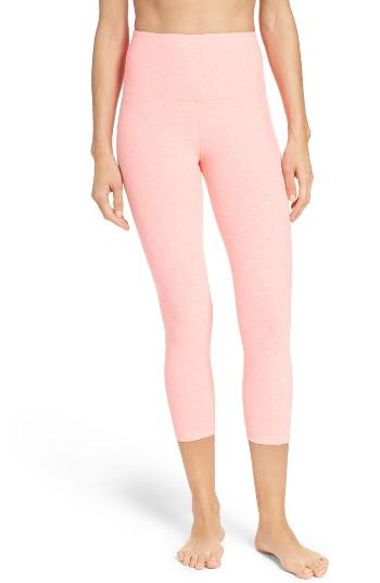 Women's Beyond Yoga High Waist Capris - Coral