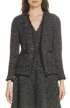 Women's Rebecca Taylor Sparkle Stretch Jacket - Black