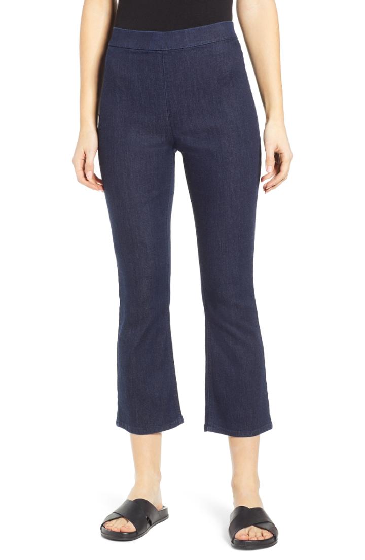 Women's Tinsel Pull On Crop Flare Jeans - Blue