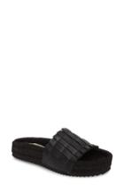 Women's Free People Island Time Espadrille Slide Sandal Us / 36eu - Black