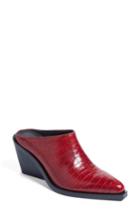 Women's Rag & Bone Santiago Wedge Mule Us / 36eu - Red