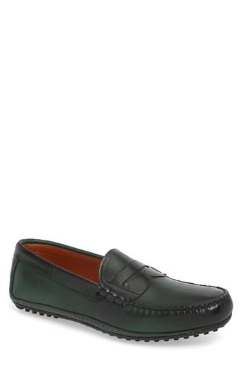 Men's Allen Edmonds Siesta Key Penny Loafer D - Green