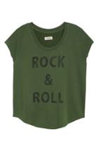 Women's Zadig & Voltaire Rock & Roll Short Sleeve Sweatshirt - Green