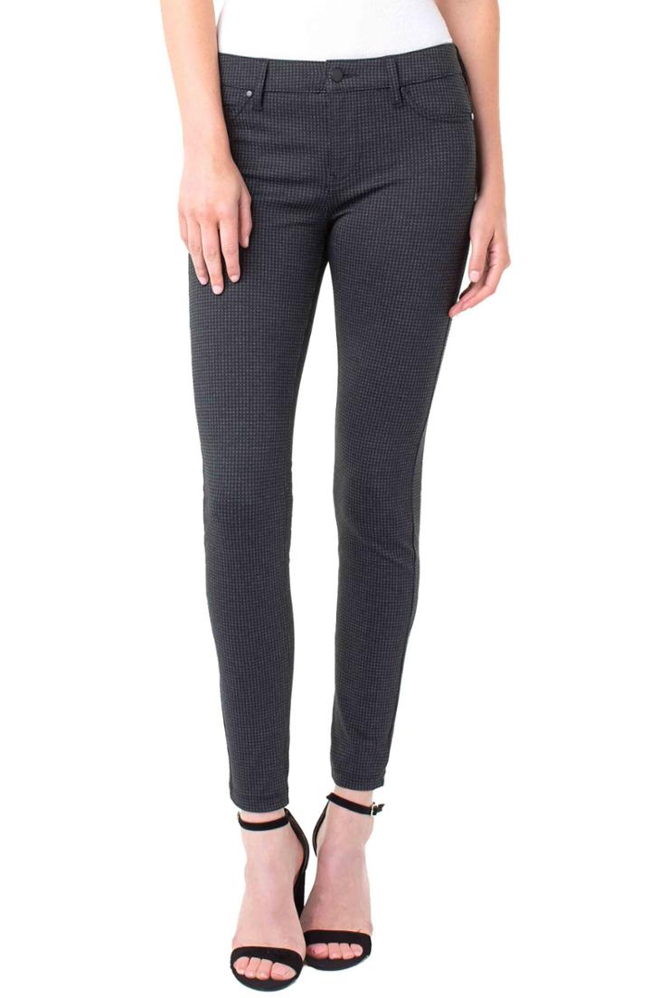 Women's Liverpool Madonna Herringbone Leggings - Black