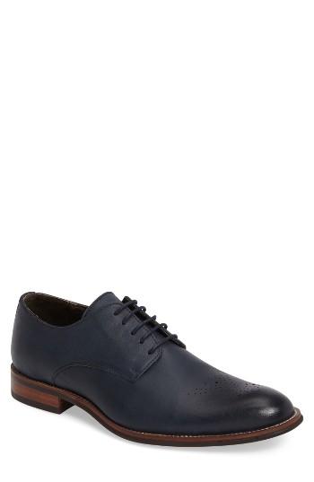 Men's Jump Landry Medallion Toe Derby D - Blue