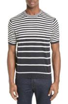 Men's Ps Paul Smith Variegated Stripe Sweater - Blue