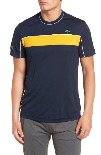 Men's Lacoste Pique T-shirt (l) - Blue