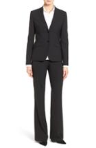 Women's Boss Julea Tropical Stretch Wool Jacket - Blue