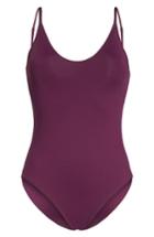 Women's Becca Color Code Clean One-piece Swimsuit - Purple