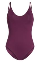 Women's Becca Color Code Clean One-piece Swimsuit - Purple